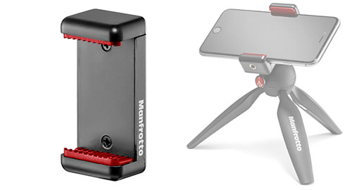 Manfrotto smart clamp til smartphone